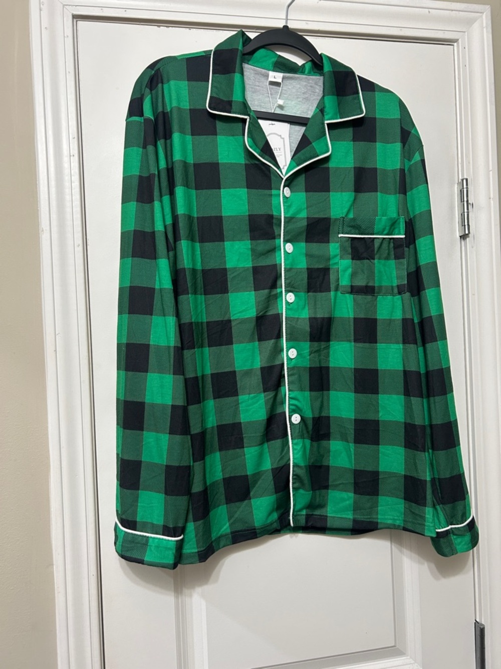 Green and Black Buffalo Check Men’s Shirt - Classic Button-Up
